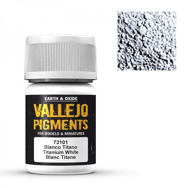 Vallejo Pigment Titanium White 30ml von Acrylicos Vallejo