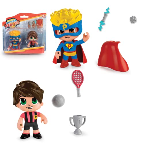 Action Heroes Actionfiguren - 2er-Pack - Held und Sportler von Action Heroes