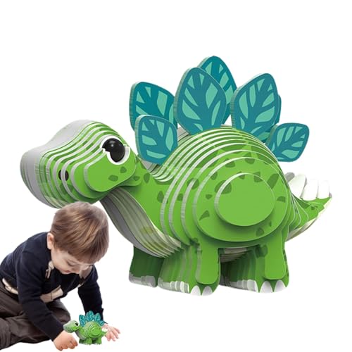 Acunny 3D-Puzzles für Kinder,3D-Tierpuzzles,Lernspielzeug für Kinder | Dinosaurierförmige -Rätsel, die pädagogisch für Kinder Lernen von Acunny