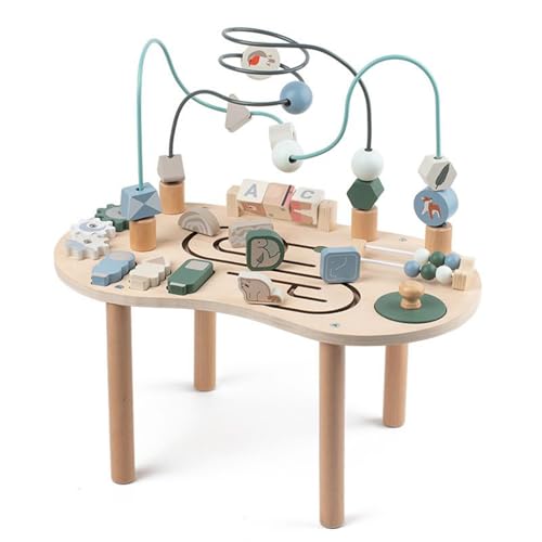 Acunny Aktivity Tisch - Holz Aktivitätszentrum Spieltisch | Lernspielzeug Möbel für Mädchen Drinnen Draußen Geburtstag Weihnachten Acunny Aktivity Tisch - Holz Aktivitätszentrum Spieltisch | Lernspielzeug Möbel für Mädchen Drinnen Draußen Geburtstag Weihnachten von Acunny