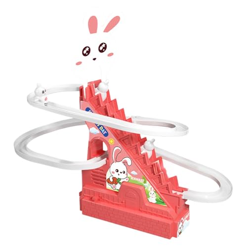 Acunny Animal Dia Play Set, Klettertreppe Folie Spielzeug | Cartoon Animal Treppenklettern Folienstrecke - Musikbeleuchtungseffekt frühes Bildungsspielzeug zum Geburtstag, Kindertag, von Acunny