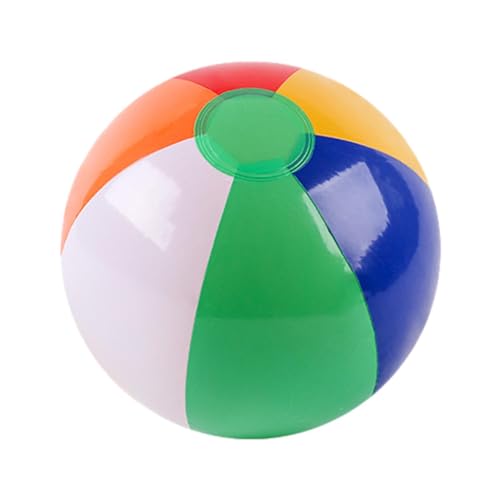 Acunny Aufblasbare Wasserbälle, Strandball, Beachball In Regenbogenfarben, Für Sommeraktivitäten Bunt Strandball Inflatable Beach Ball Klein Schwimmbad Pool Spielzeug Ball Ostern Geschenke von Acunny