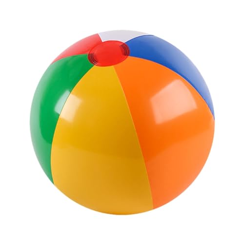 Acunny Aufblasbare Wasserbälle, Strandball, Beachball In Regenbogenfarben, Für Sommeraktivitäten Bunt Strandball Inflatable Beach Ball Klein Schwimmbad Pool Spielzeug Ball Ostern Geschenke von Acunny