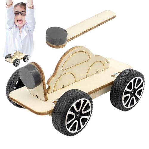 Acunny BAU-Wissenschafts-Kit, Auto-Wissenschafts-Kit - Wissenschaftliches Experiment-Spielset,STEM-Bauspielzeug, magnetisches Auto-Wissenschaftsexperimentspielzeug für Kinder, und Mädchen, von Acunny