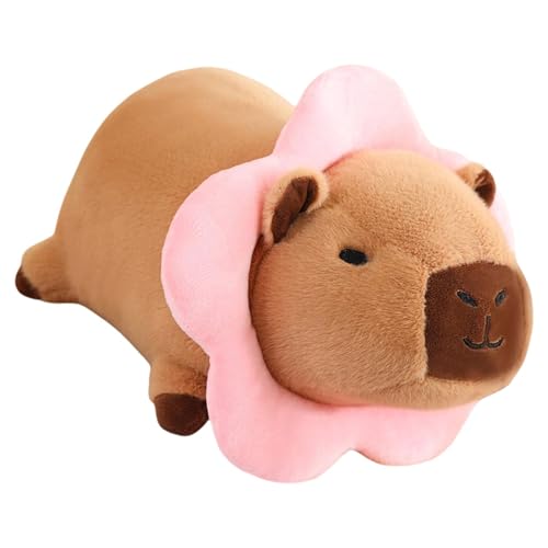 Acunny Capybara Plushie, Capybara Plüschtier, Capybara, ultraweich, 25,4 cm, Plüschpuppen, Heimdekoration aus realistischem Tier-Plüschtier zum Kuscheln und Einkuscheln von Acunny