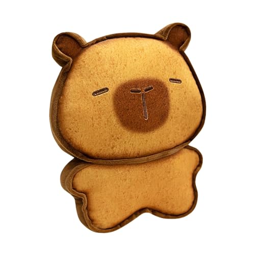 Acunny Capybara Stuffed Animal, Capybara Plüschpuppe | Toast Capybara Stoffed Animal Plüschspielzeug - Umarme Begleiterweiche Puppe für fantasievolles Spiel, Raumdekor, Heimdekoration von Acunny