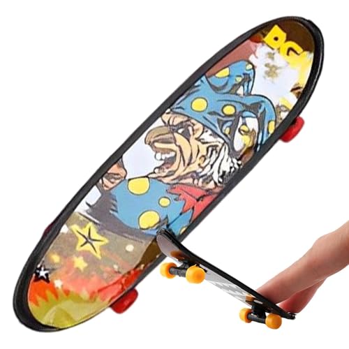 Acunny Finger-Skateboards für Kinder,Modische Mini-Finger-Skateboards Spielzeug | Mini-Finger-Skateboard-Spielzeug-Skateboard-Finger-Spielzeug-Set Skateboard-Fingerspitzenbewegung Teen Adult von Acunny