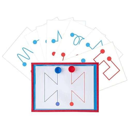 Acunny Gehirnlern-Spielzeug-Kartenspiel, Gehirntrainingskarte | 8-teiliges Gehirntraining- -Kartenspiel – Hand-Gehirn-Koordinationskarte von Acunny