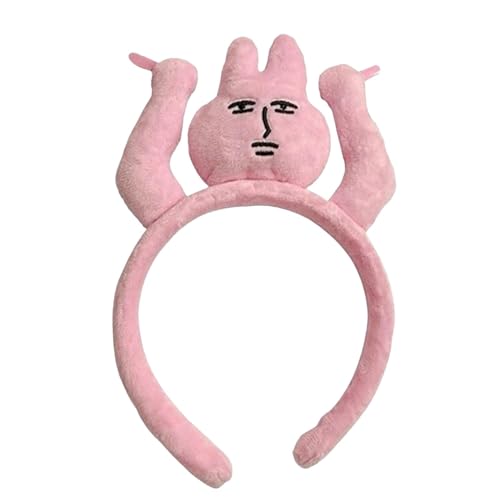 Acunny Haarband mit Haarspangen, Haarspangen für Haare – Bunny Hairband Grab Bangs Kopfschmuck – Haarspange für Kostüm, Kopfbedeckung, Hasenklammern, Plüschspielzeug für von Acunny