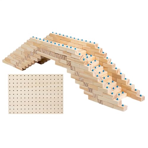 Acunny Kinder Holzblöcke, Architekten Bausteine ​​, Little Architect Construction Toy, Vorschullernungspädagogikspielzeug für und Mädchen von Acunny