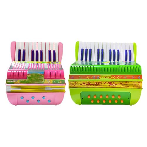 Acunny Kinder-Musikinstrumente,Knopffür Kinder,17 Tasten KnopfKleines Spielzeug - Musikinstrument, süßes, leichtes Lernspielzeug für Mädchen und von Acunny