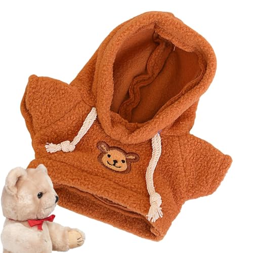 Acunny Kleidung für Kuscheltiere,Plüschpuppenkleidung,Cartoon-Puppenkleidung | Niedliches Capybara-Kuscheltier-Shirt, -Puppen-Outfits, Zubehör, Pullover für Kinder, und Mädchen, 7,87 bis 9,84 Zoll von Acunny