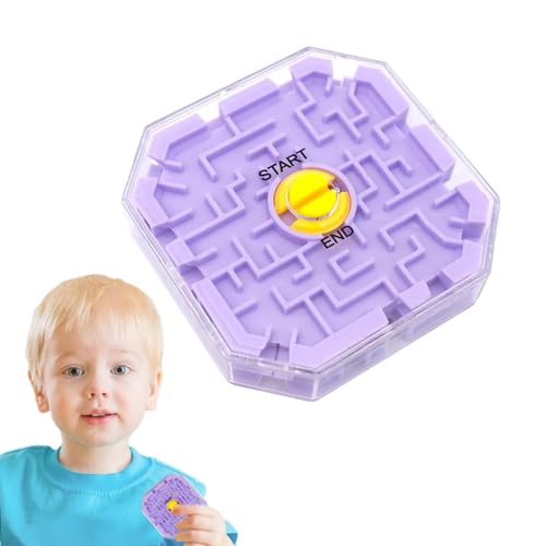 Acunny Labyrinth Maze -Spiel, Maze Ball Classic Travel Game | 3D Rätsel Brain Teasers Spiel,Das Aktivitätsbrett reduziert Stress, für Kinderalter unterhaltsam von Acunny