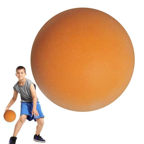 Acunny Leiser Basketball, Leiser Indoor-Trainingsball Mit Korb, Springender Ball Leiser Basketball Lautloser Leise Basketbälle Dribbling Indoor von Acunny