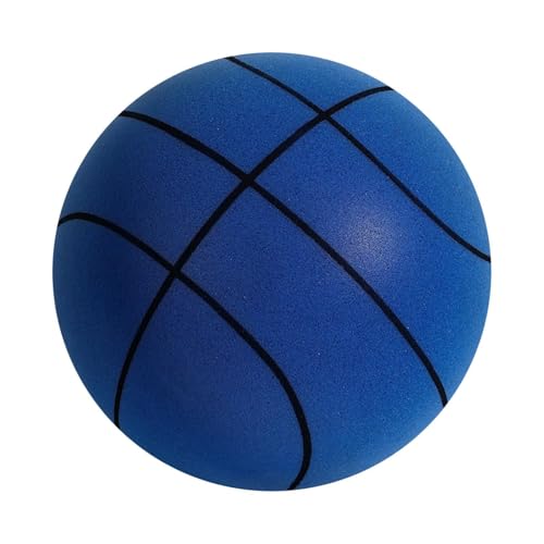 Acunny Leiser Basketball, Leiser Indoor-Trainingsball Mit Korb, Springender Ball Leiser Basketball Lautloser Leise Basketbälle Dribbling Indoor von Acunny