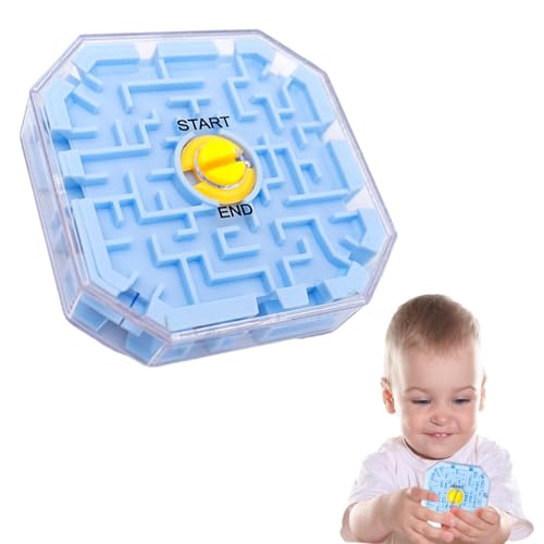 Acunny Maze Ball Classic Travel Game, Labyrinth -Brettspiel | 3D Rätsel Brain Teasers Spiel,Das Aktivitätsbrett reduziert Stress, für Kinderalter unterhaltsam von Acunny