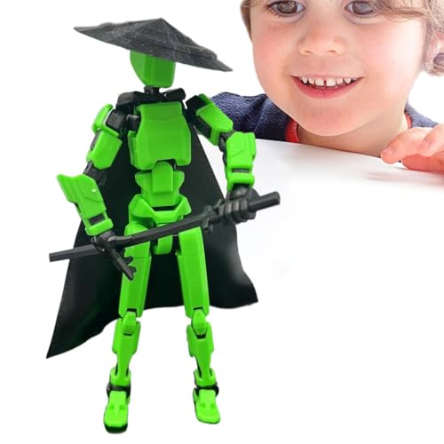 Acunny Mehrgelenkiger beweglicher Roboter,Mehrgelenkige Actionfiguren,Mehrgelenkige bewegliche Roboter-Actionfiguren Spielzeug | Desktop-Sensorspielzeug, einzigartige Sammlerstücke, Übung zur von Acunny