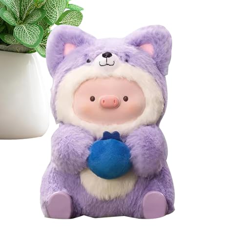 Acunny Plüschfiguren,Plüschpuppen-Kollektion - Lustige Tierpuppe - Plüschtierfiguren-Sammlungsmodell, lebendige Desktop-Ornamente, Puppenspielzeug für Mädchen von Acunny