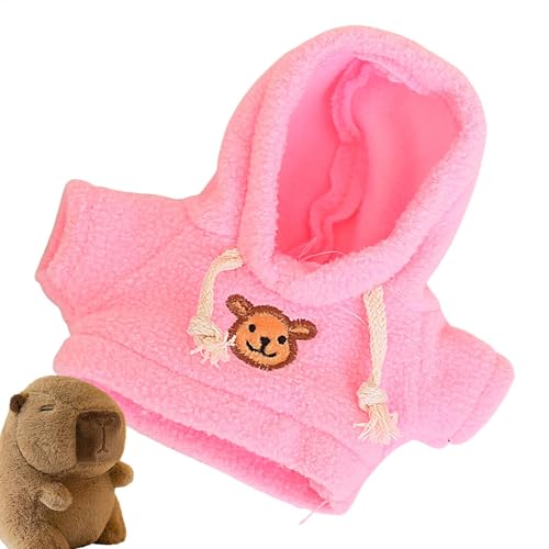 Acunny Plüschpuppenkleidung,Kleidung zum Bauen eines | Cartoon-Puppenkleidung - Niedliches Capybara-Kuscheltier-Shirt, -Puppen-Outfits, Zubehör, Pullover für Kinder, und Mädchen, 7,87 bis 9,84 Zoll von Acunny