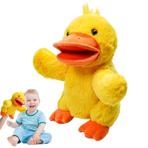 Acunny Plüschtier-Handpuppen,Stofftier-Handpuppen - 9,84 Zoll süße Stofftierpuppen - Plüsch-Handpuppen zum Geschichtenerzählen für und Mädchen von Acunny