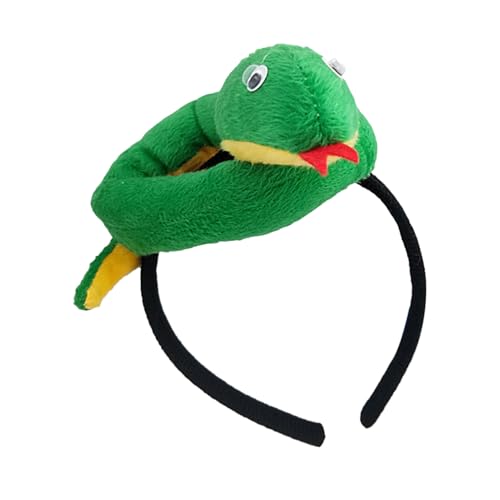 Acunny Schlangen Kopfschmuck - Plüsch Party Kopfschmuck | Weiche Bequeme Stirnbänder Kostüm für Feiern Partys Halloween Cosplay Events,Damen Feste Acunny Schlangen Kopfschmuck - Plüsch Party Kopfschmuck | Weiche Bequeme Stirnbänder Kostüm für Feiern Partys Halloween Cosplay Events,Damen Feste von Acunny