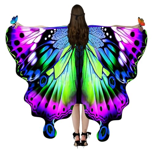 Acunny Schmetterlingskostüm - Stilvolle Schmetterlingscape Für Cosplay - Halloween Kostüm Cosplay Umhang für Rollenspiel Maskerade Party Bühnenauftritt Acunny Schmetterlingskostüm - Stilvolle Schmetterlingscape Für Cosplay - Halloween Kostüm Cosplay Umhang für Rollenspiel Maskerade Party Bühnenauftritt von Acunny