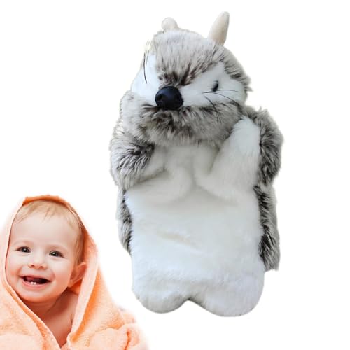 Acunny Tierhandpuppen, Tierpuppen für - Interaktive Puppe süße gefüllte Plüsch,Pädagogische Plüschpuppen gefüllt Plüschspielzeug für Kinder Mädchen von Acunny