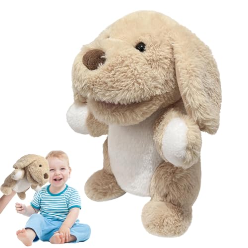 Acunny Tierhandpuppen für Kinder,Plüschtierhandpuppen, 9,84 Zoll schöne Plüschtier-Fingerpuppen, Plüsch-Handpuppen zum Geschichtenerzählen für und Mädchen von Acunny