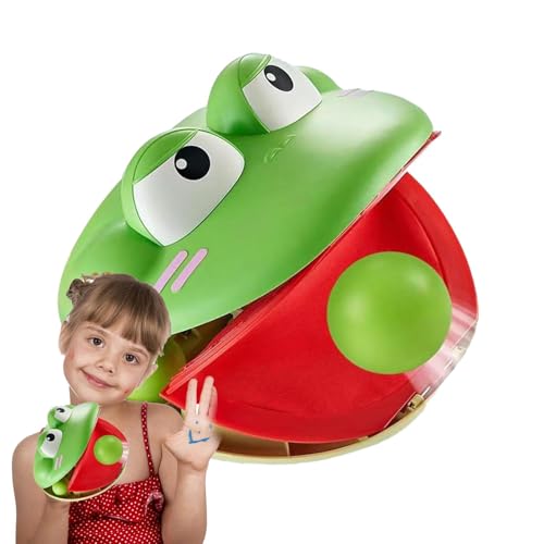 Acunny Wurf- und Fangballspiel, Wurf- und Fangspielset,Catch Game Toys Outdoor-Paddelball-Strandspiel - Frog Catch Game Toys Paddle Ball Beach Game Spielplatzbälle für Kinder von Acunny