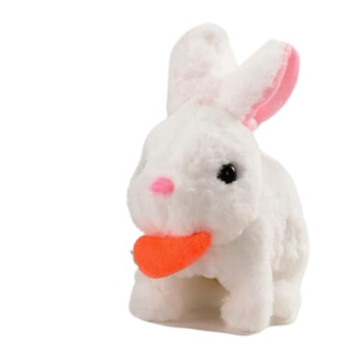 Acunny hasenspielzeug, ausgestopfte Hasenpuppe,Cartoon Moving Educational Plush Toy - Entzückende sprechende Tierpuppe, Innenkultur für Wohnzimmer, Schlafzimmer, Arbeitszimmer von Acunny