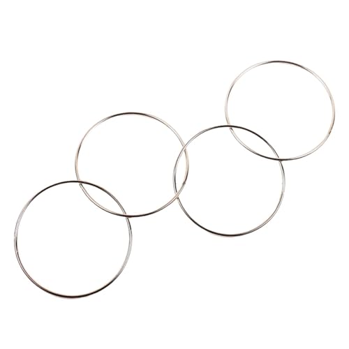 Magic Ringe Edelstahl Interactive Armband Spielzeug Geschenke Chinese Linking Rings - Das Wunder Der Verketteten Ringe | Zaubertricks Ringen Zum Zaubern Ringverkettung Zaubertrick Zauber-Artike von Acunny