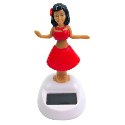 Solarbetriebene Tanzfigur, Hawaiianische Tänzerin, Auto, Spielzeug, Solar, Schaukel, Hawaiianische Tänzerin, Auto, Solar, Schönheit, Rock, Schaukel, Puppe, Tanz, Spielzeug von Acunny