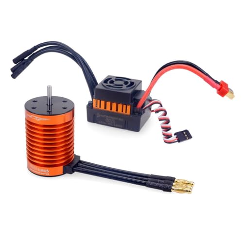 Acvxulfs Wasserdichter F540 4370Kv RC Brushless-Motor mit 60A Esc-Set für RC-Auto von Acvxulfs