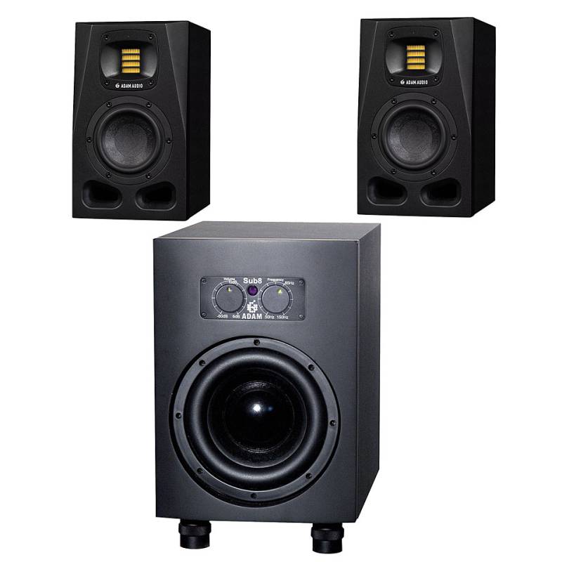 Adam Audio A4V Subwoofer Set Aktiv-Monitor von Adam Audio