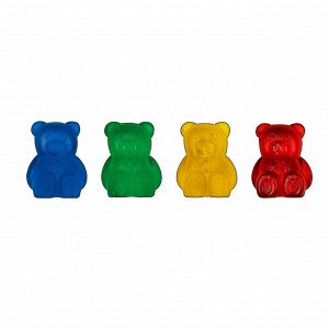 Addi Maschenstopper/Nadelschutz Teddybären Größen 2-5mm - 8 Stk von Addi
