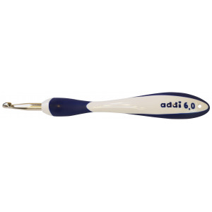 Addi Swing Häkelnadel Aluminium 16cm 6,00mm von Addi