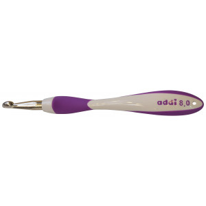 Addi Swing Häkelnadel Aluminium 16cm 8,00mm von Addi