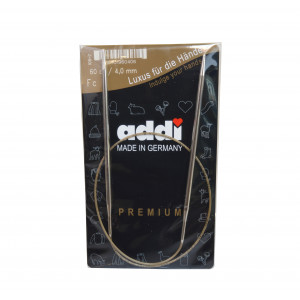 Addi Turbo Rundstricknadeln Messing 60cm 4,00mm / 23.6in US6 von Addi