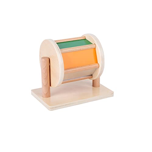 Adena Montessori Spinning Drum Montessori Spielzeug für Säugling 6-12 Monate 1 Jahr alte Babys Kleinkinder Beste Baby Geschenkid von Adena Montessori