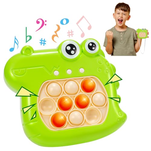 Adeokay Dinosaurier Spielzeug ab 5 6 7 8 9 10 Jahre Junge, Quick Push Sensory Fidget Toys Kinder Autismus Spielzeug Spiele ab 5-12 Jahren Geschenk Junge 5-12 Jahre Sensorik Anti Stress Spielzeug von Adeokay