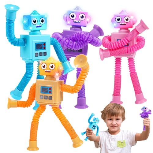 Adeokay Kinderspielzeug ab 2 3 4 5 6 7 8 Jahre, Mitgebsel Kindergeburtstag 2-8 Jahre Roboter Saugnapf Spielzeug Kindergeburtstag Gastgeschenke Geschenk Junge 2-8 Jahre Geburtstagsgeschenk für Mädchen von Adeokay