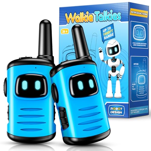 Adeokay Walkie Talkie für Kinder, Geschenk Junge 3 4 5 6 7 8 Jahre Spielzeug ab 3-10 Jahre Junge Weihnachten Geschenke Kinder Spielzeug ab 3-8 Jahre Jungen Geschenkideen für 3-8 Jährige Jungs von Adeokay