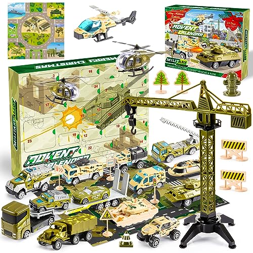 Adventskalender Kinder 2025, Adventskalender Spielzeug Weihnachtskalender Kinder 3-8 Jahre Weihnachten Geschenk Junge 2-10 Jahre Auto Militär Cars Spielzeug ab 2 3 4 5 6 7 8 9 Jahre Junge Adventskalender Kinder 2025, Adventskalender Spielzeug Weihnachtskalender Kinder 3-8 Jahre Weihnachten Geschenk Junge 2-10 Jahre Auto Militär Cars Spielzeug ab 2 3 4 5 6 7 8 9 Jahre Junge von Adeokay