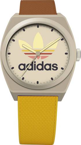 Adidas Quarz Armbanduhr AOST23056 Beige Gehäusematerial=Harz Material (Armband)=Silikon von Adidas