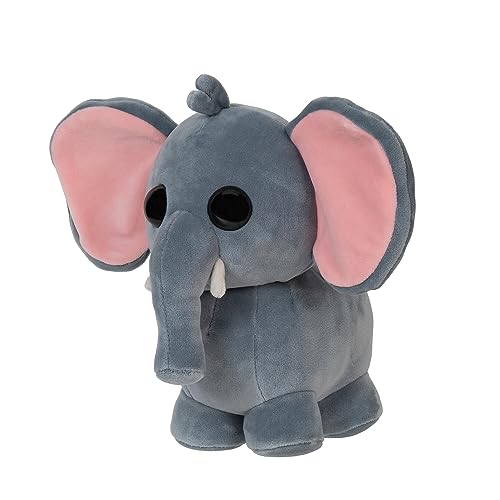 Adopt Me! AME0023-20 cm Plüsch - Elephant, offizielles Plüsch mit Spielcode von Adopt Me!