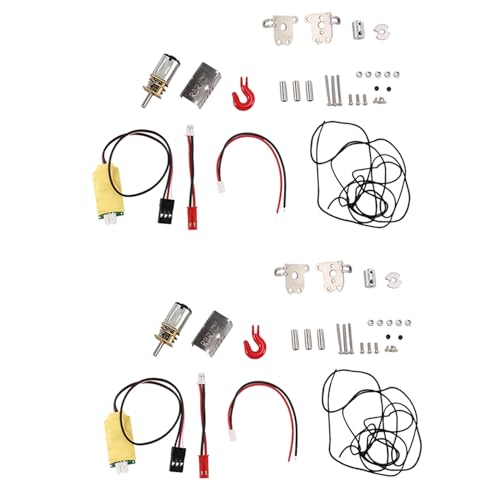 Adririv 2X Automatische Simulierte Metall Winde mit 3Ch 3 Wege Empfänger Kabel für B14 B24 B16 B36 C14 C24 C34 Mn D90 Mn99S Rc Auto von Adririv