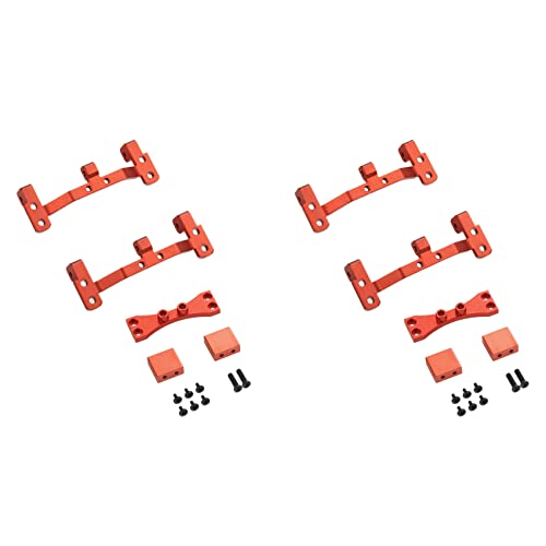 Adririv 2X Metall Zug Stangen Basissitz mit Oberer Achs Servo Halterung für MN D90 MN-90 MN99S MN99 RC Auto Upgrade Teile von Adririv