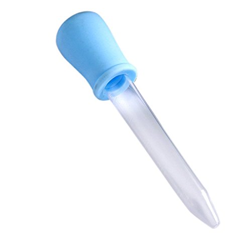 Adririv 5 ml klare Blaue Plastikpipette medizinische Tropfpipette Fuer Babys von Adririv