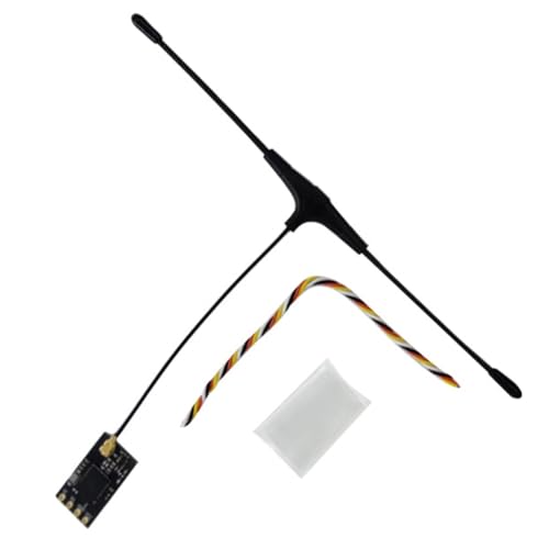 Adririv ELRS Nano RX ExpressLRS Empfänger mit T-Antenne Schwarz PCB für RC FPV Drohnen Teile von Adririv