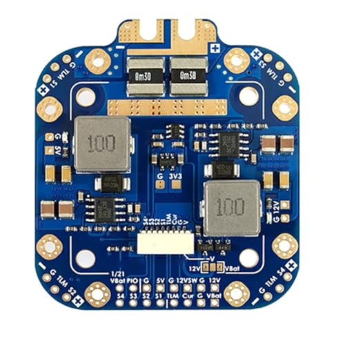 Adririv XCLASS PDB FCHUB-12S V2-Board 5 V & 12 V Ausgang mit Stromsensor 3-12S Lipo für RC Drone FPV Quadcopter Multicopter von Adririv